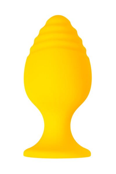 Анальная втулка ToDo by Toyfa Riffle, желтый, 7,5 см