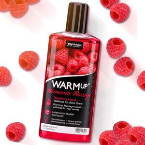 Разогревающее массажное масло Orion WARMup со вкусом малины 150 мл