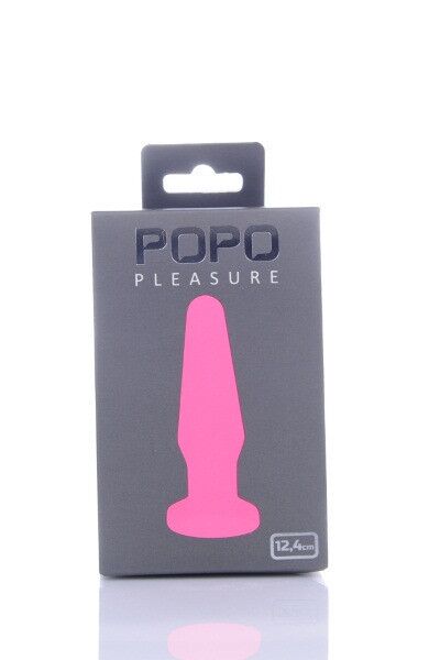 Анальная втулка TOYFA POPO Pleasure, розовая, 12,4 см