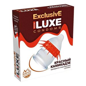 Презервативы Luxe Exclusive Красный камикадзе №1, 1 шт., 18 см