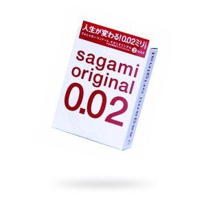 Презервативы Sagami Original 002 ультратонкие полиуретановые 3шт