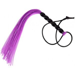 Маленькая резиновая плеть Kissexpo фиолетовая 21 см