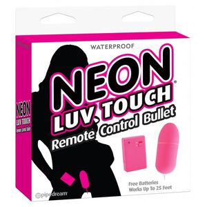 Виброяйцо PipeDream Neon Luv Touch Remote Control Bullet Pink