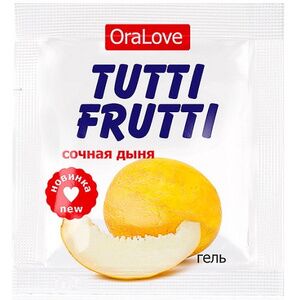 Оральный гель Биоритм TUTTI-FRUTTI СОЧНАЯ ДЫНЯ 4 г.