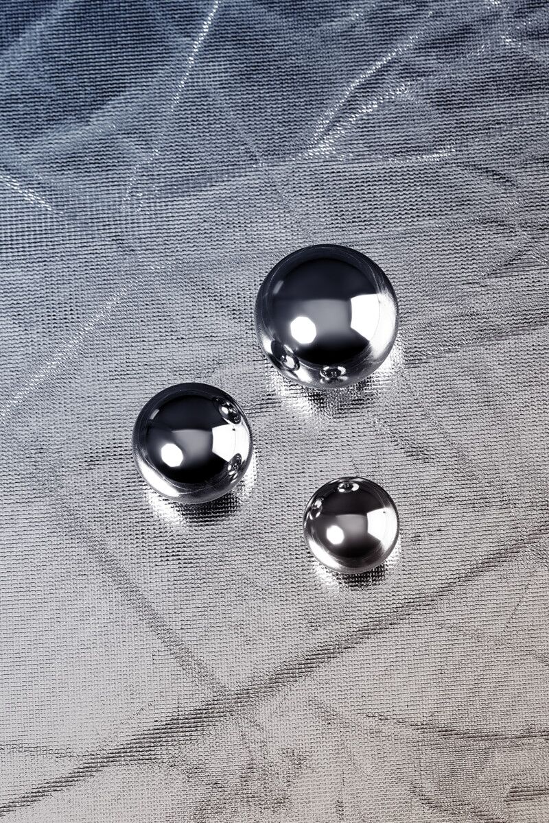 Набор вагинальных шариков Toyfa, металлические 2,8мм, 2,3мм, 1,8 мм