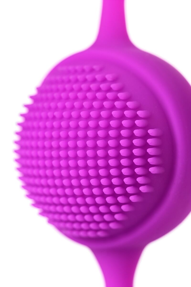 Вагинальные шарики с ресничками JOS NUBY, силикон, фиолетовый, 3,8 см