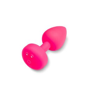 Анальная пробка с вибрацией Fun Toys Gplug, 8 см, ярко-розовая