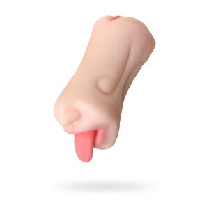 Мастурбатор реалистичный TOYFA Juicy Pussy Fruity Tongue, рот и вагина, 19 см