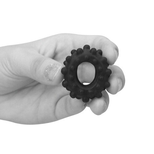 Черное эрекционное кольцо Lovetoy Power Plus Cock Ring