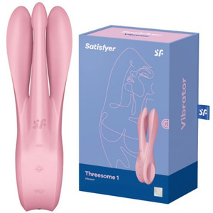 Вибростимулятор клитора и половых губ Satisfyer Threesome 1 розовый