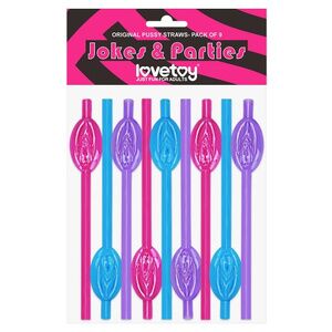 Трубочки Lovetoy Original Pussy Straws–Pack of 9