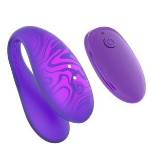 Парный вибромассажер Amovibe TWIN+ Purple с пультом ДУ и приложением