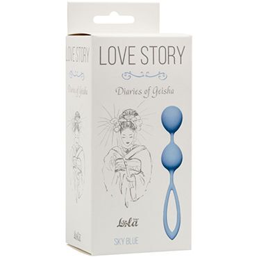 Вагинальные шарики Lola Toys Love Story Diaries Of Geisha, голубые