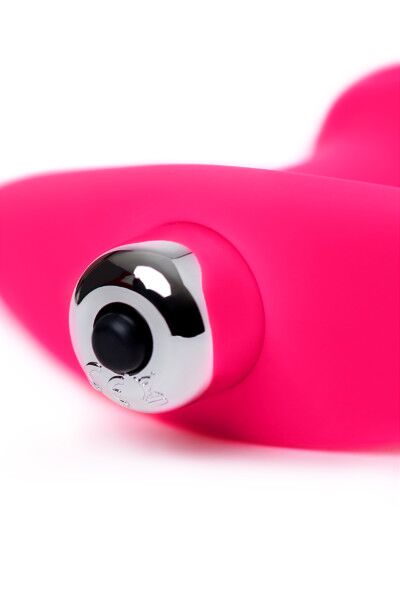 Анальная вибровтулка-расширитель POPO Pleasure by TOYFA S, розовая, 10 см