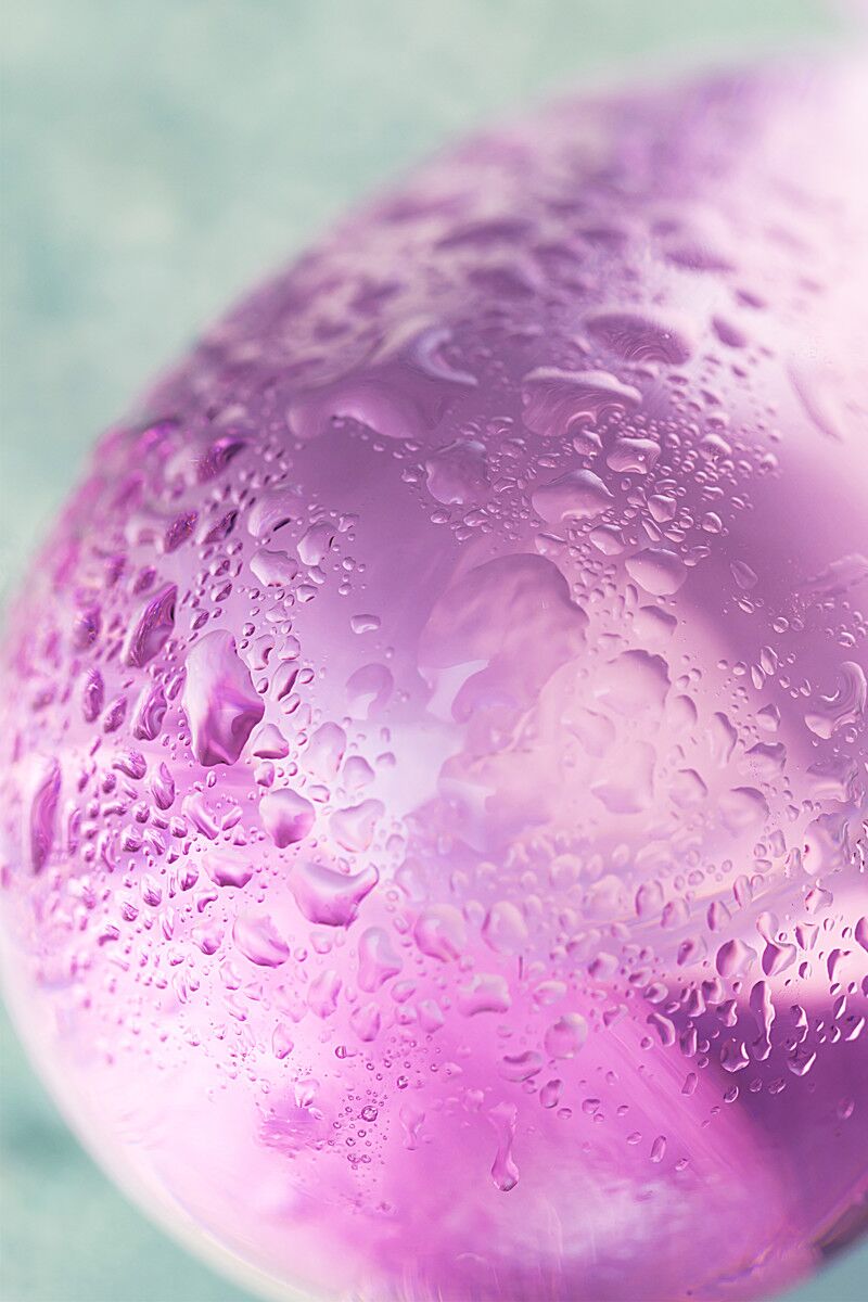 Вагинальные шарики Sexus Glass, стекло, розовые, 2,7 см