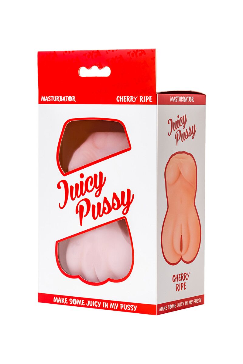 Мастурбатор реалистичный TOYFA Juicy Pussy Cherry Ripe, телесный, 15см