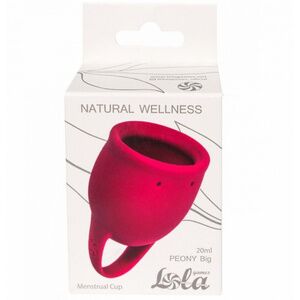 Менструальная чаша Lola Toys Natural Wellness Peony Wine Red 20 мл