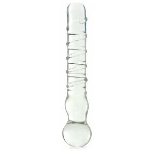 Фаллоимитатор Glas Joystick Clear Glass Dildo, стекло, 20 см