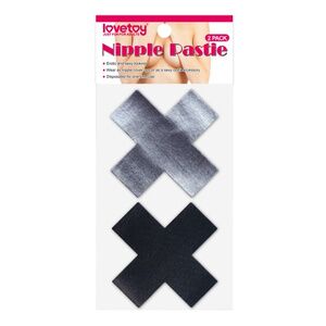 Пэстисы для груди Lovetoy Cross Pattern Nipple Pasties (2 Pack)