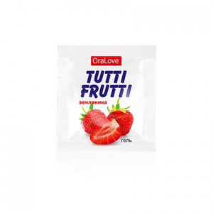 Оральный Гель Биоритм TUTTI-FRUTTI ЗЕМЛЯНИКА 4 г.