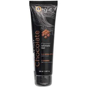 Съедобный интимный гель Orgie Lube Tube со вкусом шоколада 100 мл