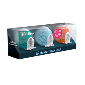 Набор мастурбаторов Satisfyer Masturbator Eggs 3er Set Mix