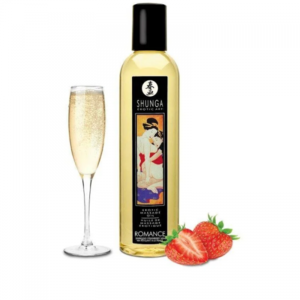 Массажное масло Shunga Sparkling Strawberry Wine 250 мл