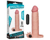 Насадка на пенис с вибрацией Lovetoy LV1065F X-Tender Penis Sleeve + 5 см