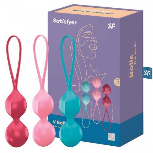 Набор вагинальных шариков Satisfyer Balls double large (Set of 3)