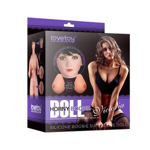 Кукла для секса Lovetoy Silicone Boobie Super Love Doll брюнетка