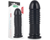 Черный фаллоимитатор Lovetoy King-Sized Anal Bumper 20 см