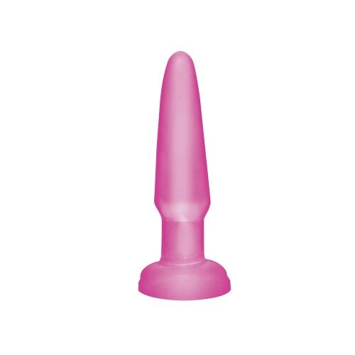 Анальная пробка PipeDream Basix Rubber Works Beginners Butt Plug Pink