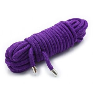 Фиолетовая бондажная веревка Kissexpo из хлопка 5 м