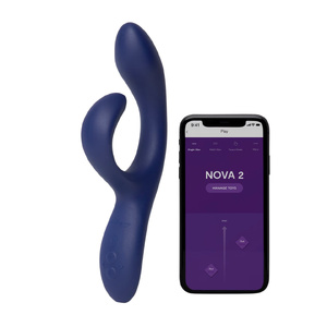 Вибратор с гибким стимулятором клитора We-Vibe Nova 2 синий (limited edition) Вибратор с гибким стимулятором клитора We-Vibe Nova 2 синий (limited edition)