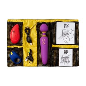 Набор секс игрушек Romp Pleasure Kit (ванд, вакуумник, кольцо)