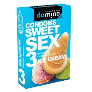 Оральные презервативы Domino Sweet Sex Мороженое 3 шт