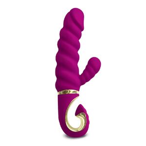 Потрясающий вибратор Fun Toys Gvibe Gcandy - 18 см, вишневый