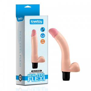 Вибратор фаллос Lovetoy Real feel flexi 9,0