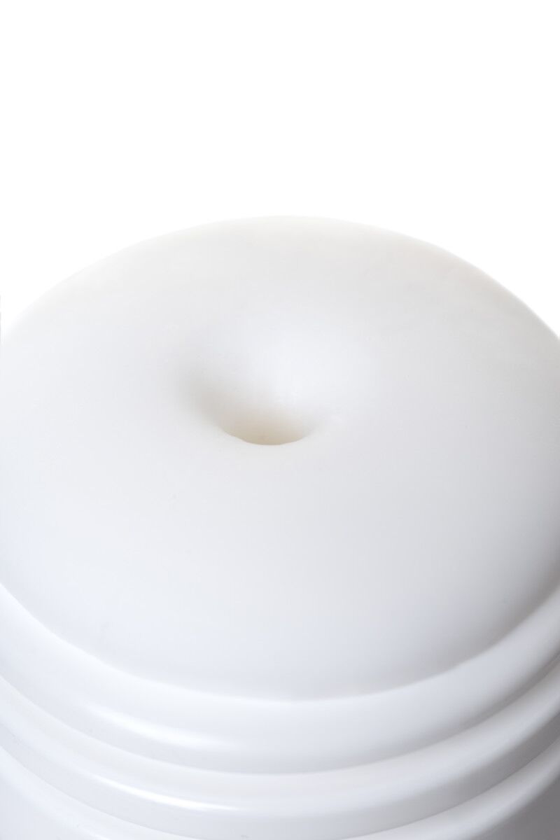 Мастурбатор нереалистичный, Tumbler Spiral MensMax, белый, 16.3 см