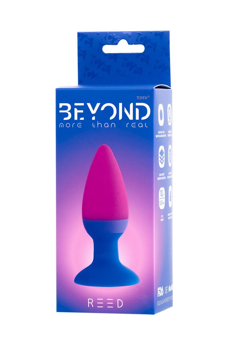 Анальная втулка Beyond by Toyfa, Reed, розовая, 10 см