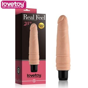 Вибратор фаллос Lovetoy Real Feel CyberSkin 7,5