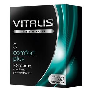 Презервативы VITALIS PREMIUM №3 comfort plus - анатомической формы