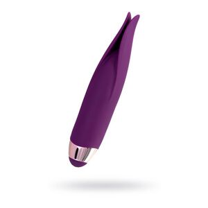 Вибростимулятор L'EROINA by TOYFA Flo, 10 режимов вибрации, фиолетовый, 18,5 см