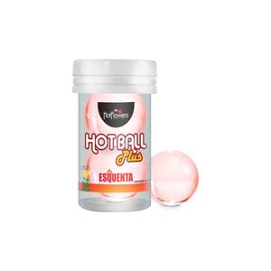 Лубрикант HotFlowers HOT BALL PLUS на масляной основе с разогревающим эффектом