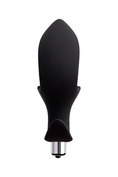 Анальная вибровтулка-расширитель POPO Pleasure by TOYFA Cordis, черная, 17 см