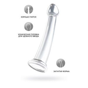 Фаллоимитатор Jelly Dildo XL Toyfa Basic, прозрачный, 22 см