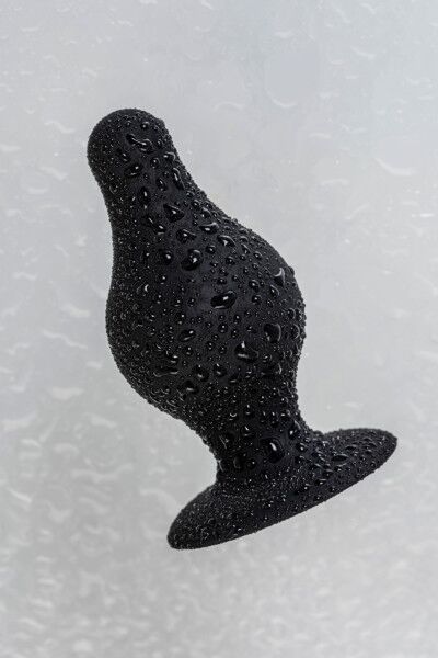 Анальная втулка Erotist Spade S, сайлекспан, чёрный, 8 см