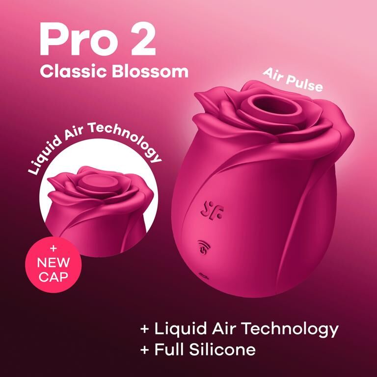 Вакуумно-волновой стимулятор клитора Satisfyer Pro 2 Classic Blossom