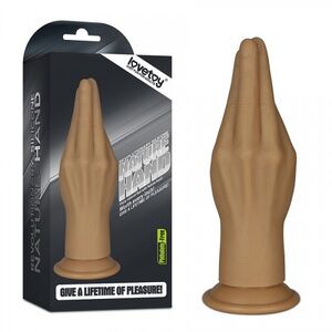 Рука для фистинга Lovetoy с присоской Silicone Nature Hand