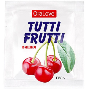 Оральный Гель Биоритм TUTTI-FRUTTI ВИШНЯ 4 г.